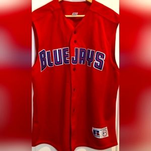Toronto Blue Jays Red Canada Day Jersey Vintage 1997